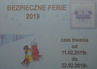 zdjęcie do artykułu: Bezpieczne ferie