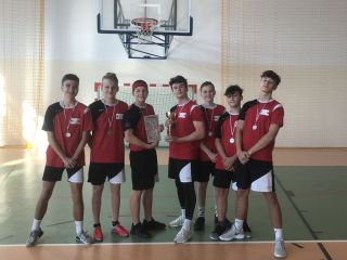 zdjęcie do artykułu: II miejsce w  Miejskich Igrzyskach Młodzieży Szkolnej w koszykówce chłopców