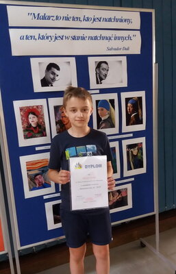 zdjęcie do artykułu: Wyróżnienie w międzyszkolnym konkursie Matematyczny AS