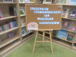 zdjęcie do artykułu: Zimowe rozmowy - konkurs recytatorski dla klas 4-7