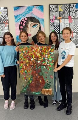 zdjęcie do artykułu: Młodzi, szkolni artyści w akcji