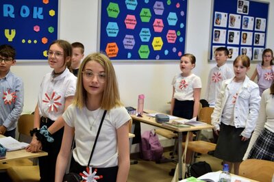 zdjęcie do artykułu: Biało-czerwona nasza szkoła