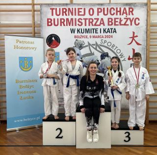 zdjęcie do artykułu: Turniej o Puchar Burmistrza Bełżyc oraz Turniej Pierwszej Szansy w konkurencjach Kata i Kumite