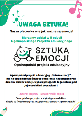zdjęcie do artykułu: Ogólnopolski Projekt Edukacyjny Sztuka emocji