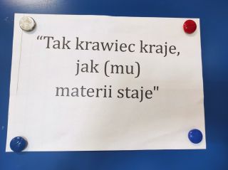 zdjęcie do artykułu: Tak krawiec kraje, jak mu materii staje