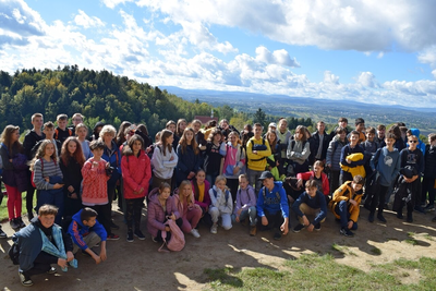 zdjęcie do artykułu: Kamieniec  - Prządki - Stępina - integracja klas siódmych