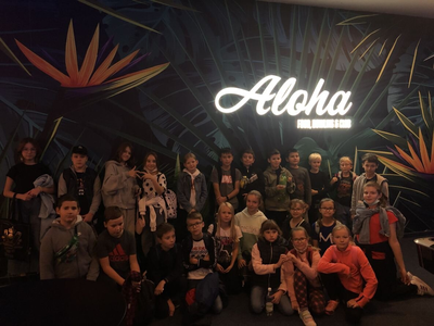 zdjęcie do artykułu: Wyjście do kręgielni klas 4a i 4c