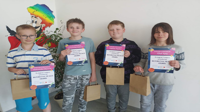 zdjęcie do artykułu: Rozdanie dyplomów w turnieju  MATEMATYKA TO JAKIŚ KOSMOS