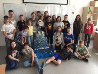 zdjęcie do artykułu: Klasa 4c i akcja Razem filtrujemy dla Bałtyku i jego mieszkańców