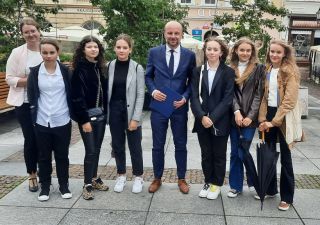 zdjęcie do artykułu: Nasi uczniowie na spotkaniu inaugurującym nowy rok szkolny