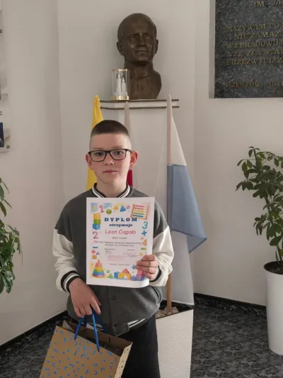 zdjęcie wprowadzające do artykułu: Tytuł Mistrza Liczenia dla ucznia naszej szkoły