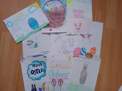 zdjęcie wprowadzające do artykułu: Zajączek wielkanocny na lekcjach języka niemieckie