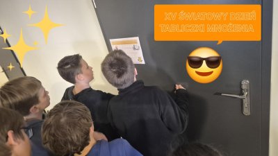 zdjęcie wprowadzające do artykułu: XV Światowy Dzień Tabliczki Mnożenia w naszej szko