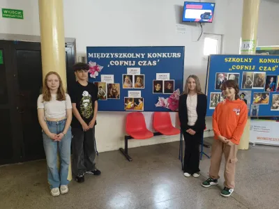 zdjęcie wprowadzające do artykułu: Nasz sukces w Międzyszkolnym Konkursie „Cofnij cza