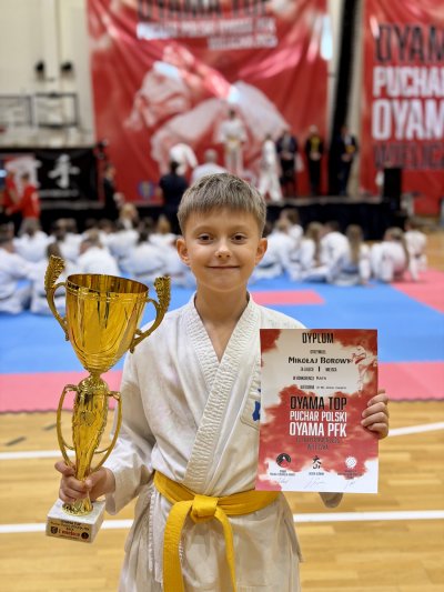 zdjęcie wprowadzające do artykułu: Mikołaj Borowy – uczeń klasy 4E złotym medalistą P