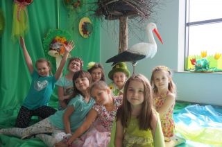 zdjęcie do artykułu: Powitanie wiosny przez uczniów klas 1-3 SP