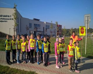 zdjęcie do artykułu: Wycieczka na pobliskie skrzyżowanie klasy 1a