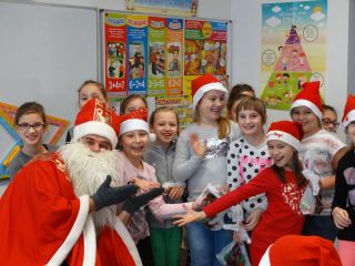 zdjęcie do artykułu: Wizyta Świętego Mikołaja w klasach 1-3 SP