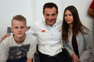 zdjęcie do artykułu: Rafał Wilk gościem w naszej szkole !!!