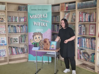 zdjęcie do artykułu: Spotkanie z panią pisarką i Wifikiem