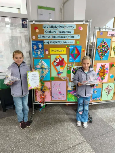 zdjęcie do artykułu: Rozstrzygnięcie Międzyświetlicowego Konkursu Plastycznego Latawce, dmuchawce, wiatr...