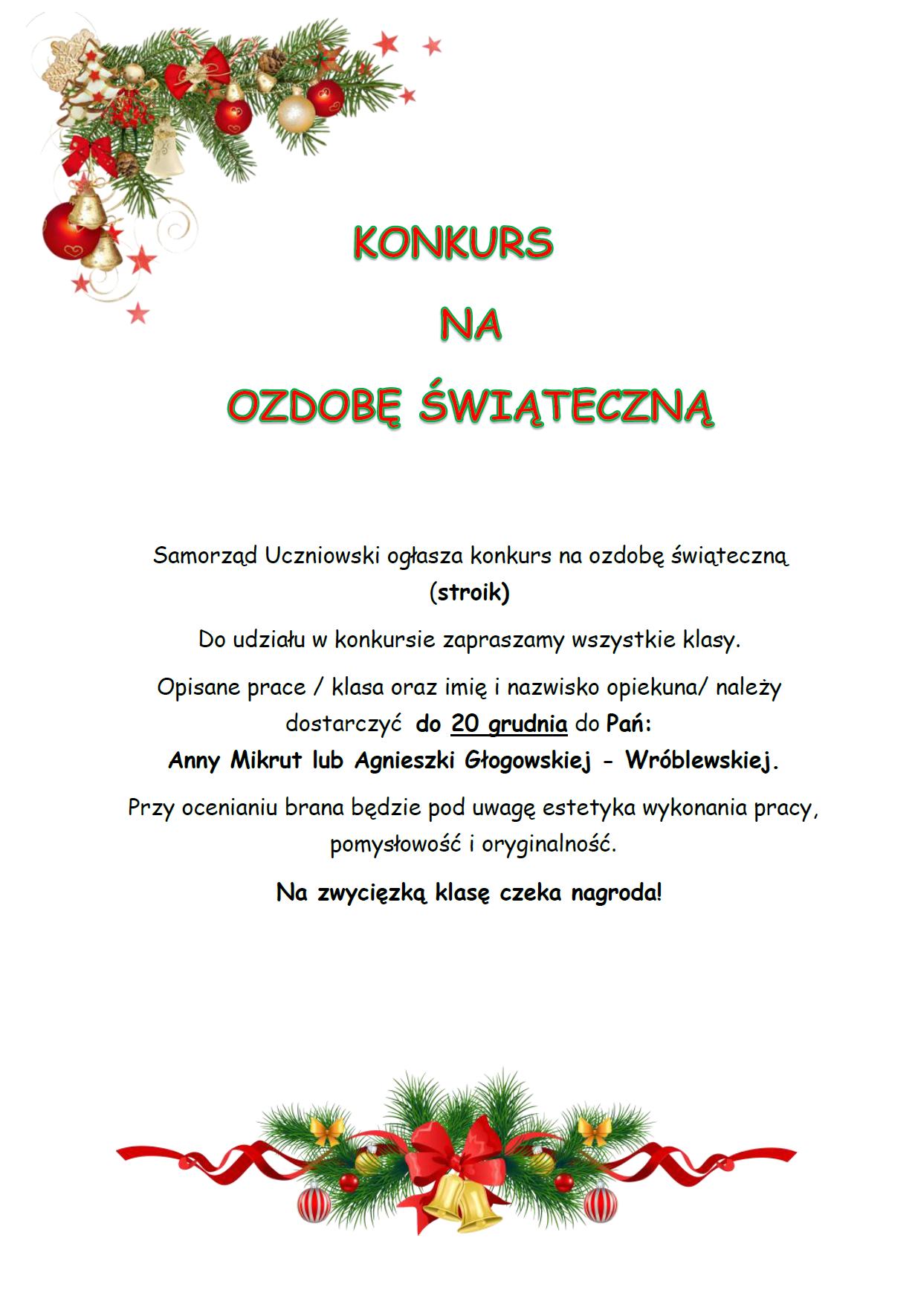 konkurs samorzad nowy