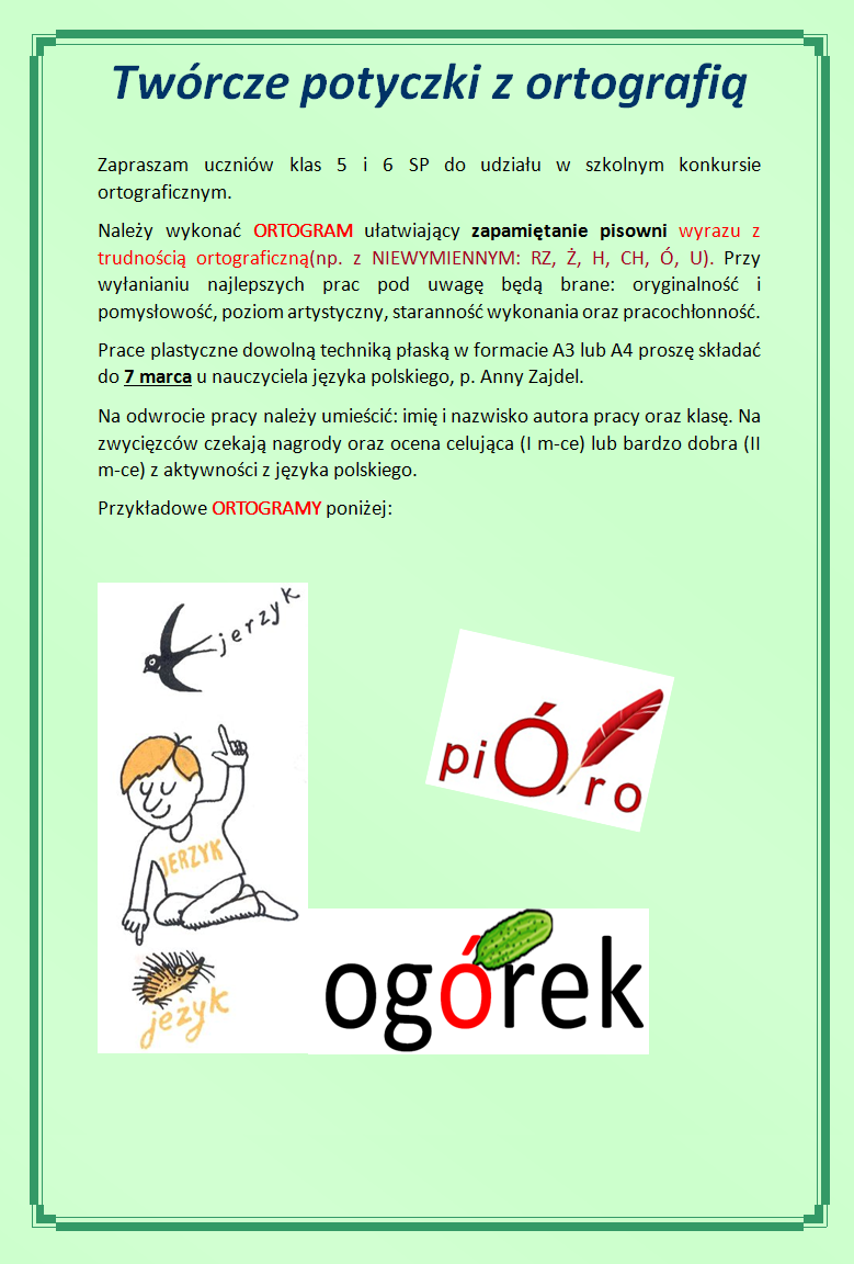 potyczki z ortografią