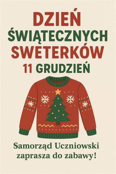 PLAKAT SWIATECZNY SWETEREK