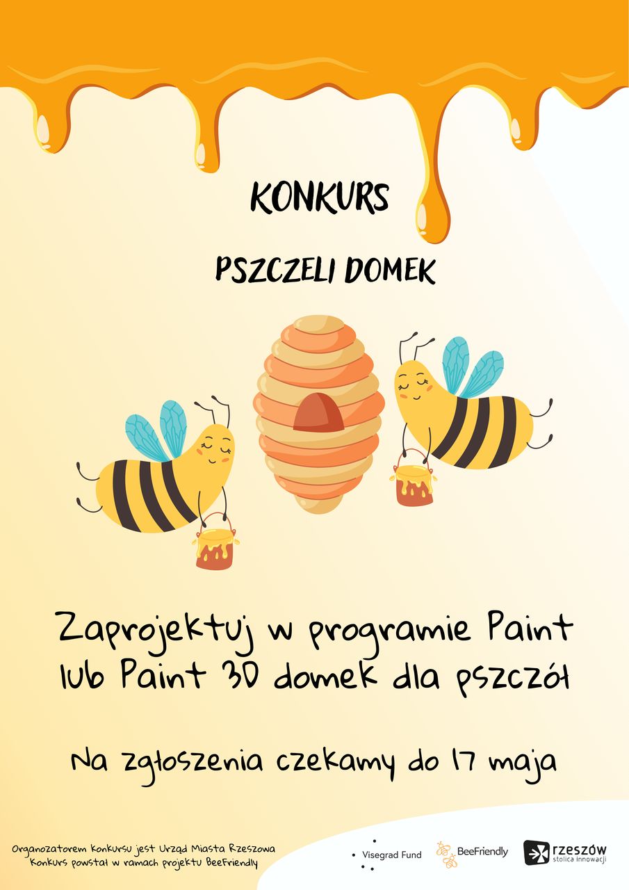 Pszczeli domek- plakat